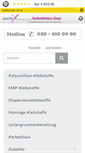 Mobile Screenshot of parkettkleber-shop.de